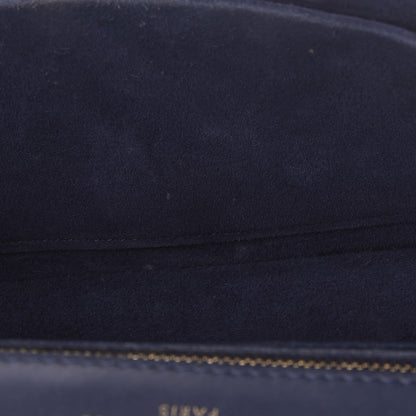 Christian Dior Lambskin Studded Medium Diorama Flap Bag Navy Blue 6 of 10