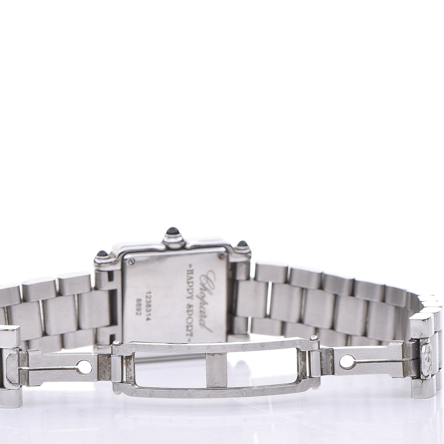 Stainless Steel 5 Floating Diamond 23mm 5 Happy Sport Quartz Watch White 27/8893-23