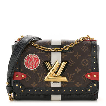 Louis Vuitton Epi Monogram Complice Trunks and Bags Twist Shoulder Bag MM Black 3 of 12
