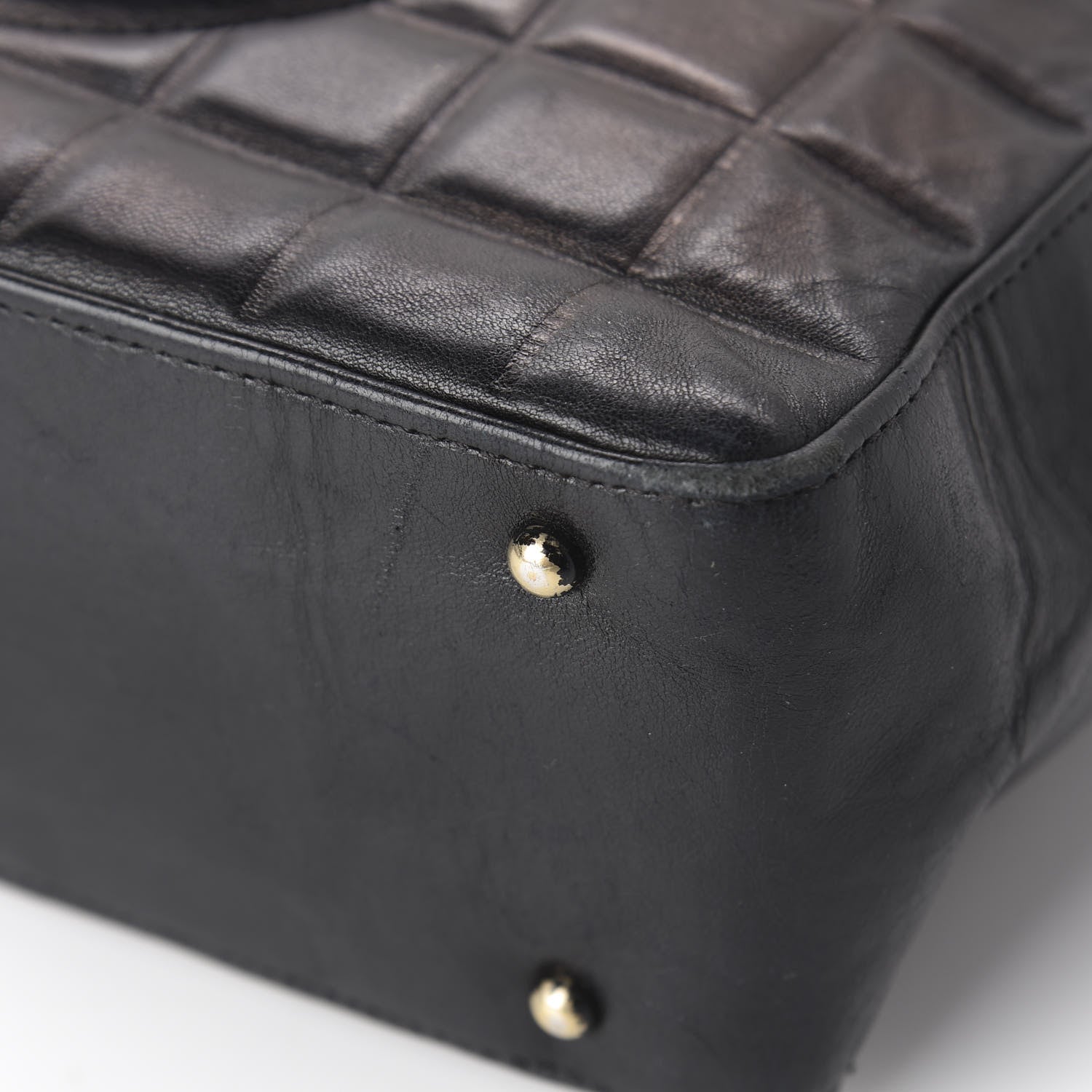 Chanel Quilted Medium Chocolate Bar Shoulder Bag Black 10 of 10