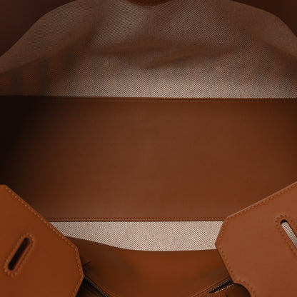 Hermes Toile Swift Broderie Shoulder Birkin Light 39 Gold Fauve Rose Pop Black 5 of 10