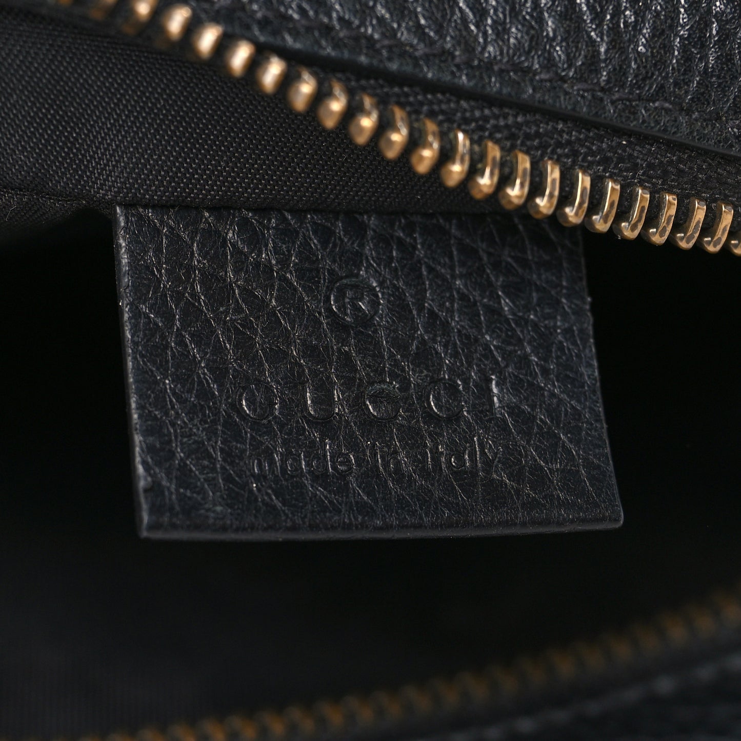 Pebbled Calfskin Mini Soho Disco Bag Black