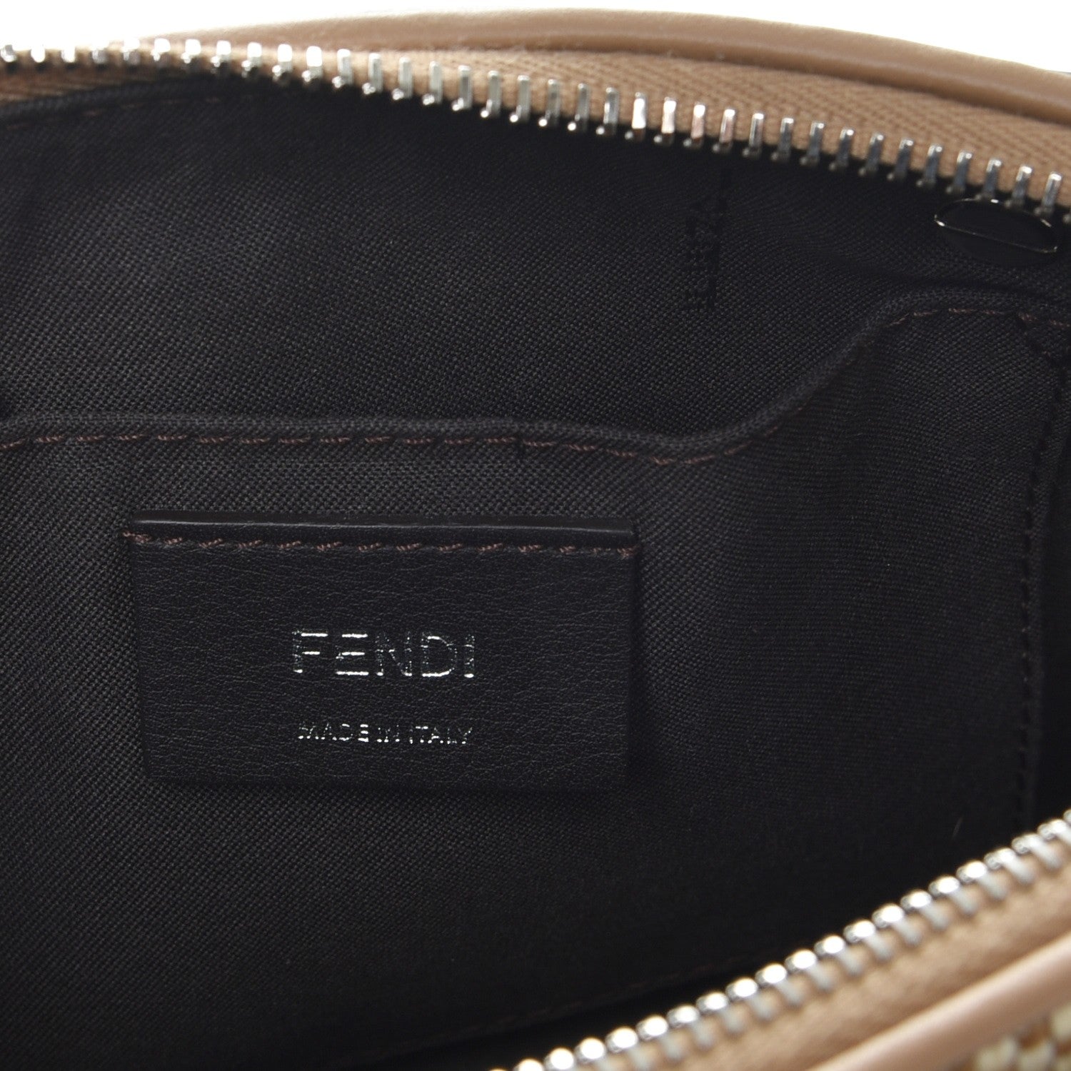 Fendi Paglia Vitello Dolce Flowerland Studded Striped Mini By The Way Boston Bag Natural Cuoio Multicolor 6 of 7