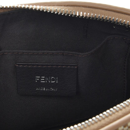 Fendi Paglia Vitello Dolce Flowerland Studded Striped Mini By The Way Boston Bag Natural Cuoio Multicolor 6 of 7