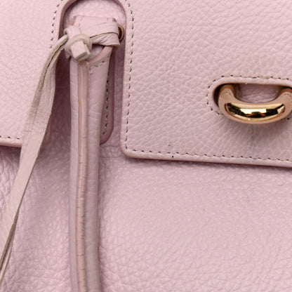 Balenciaga Grained Calfskin M Tube Round Tote Rose Poudre 15 of 18