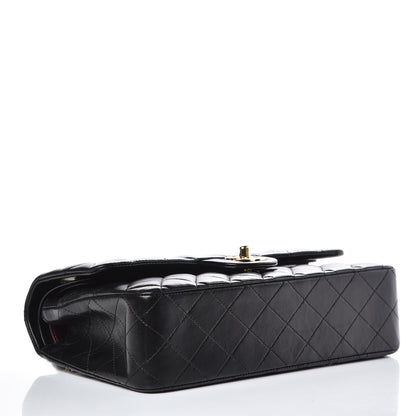 Chanel Lambskin Quilted Medium Double Flap Black 4 of 13