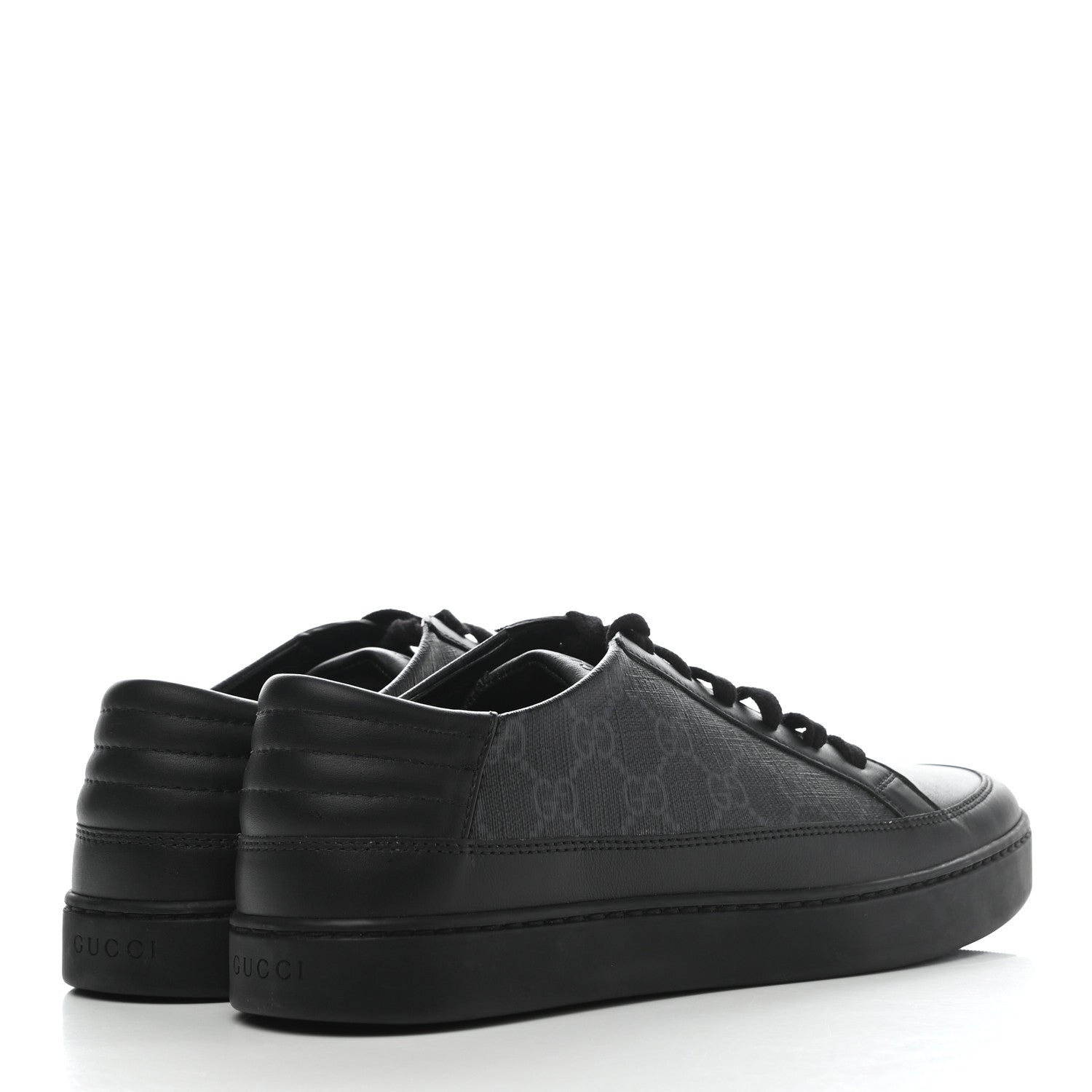 Gucci GG Supreme Monogram Mens Sneakers 8 Black 4 of 8