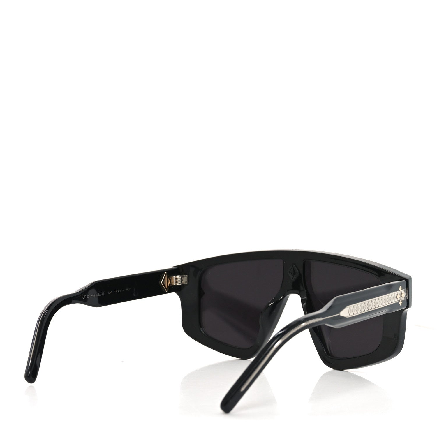 Christian Dior CD Diamond M1U Shield Sunglasses Black 4 of 7