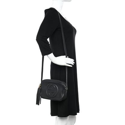 Gucci Pebbled Calfskin Small Soho Disco Bag Black 2 of 19