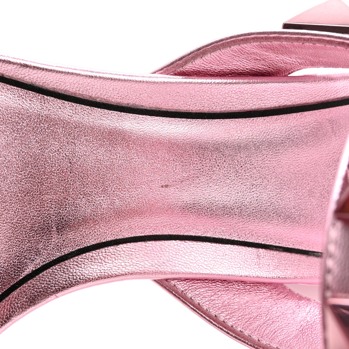 Metallic Nappa Roman Stud 60mm Sandals 37 Giacinto