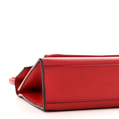 Louis Vuitton Soft Calfskin My Lockme Chain Bag BB Rubis 8 of 9