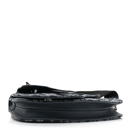 Christian Dior Oblique Saddle Messenger Pouch Blue 4 of 9