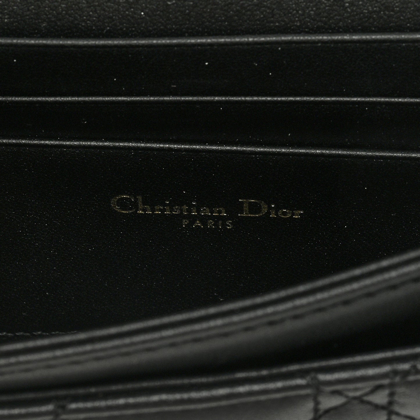 Lambskin Cannage Mini My Dior Bag Black