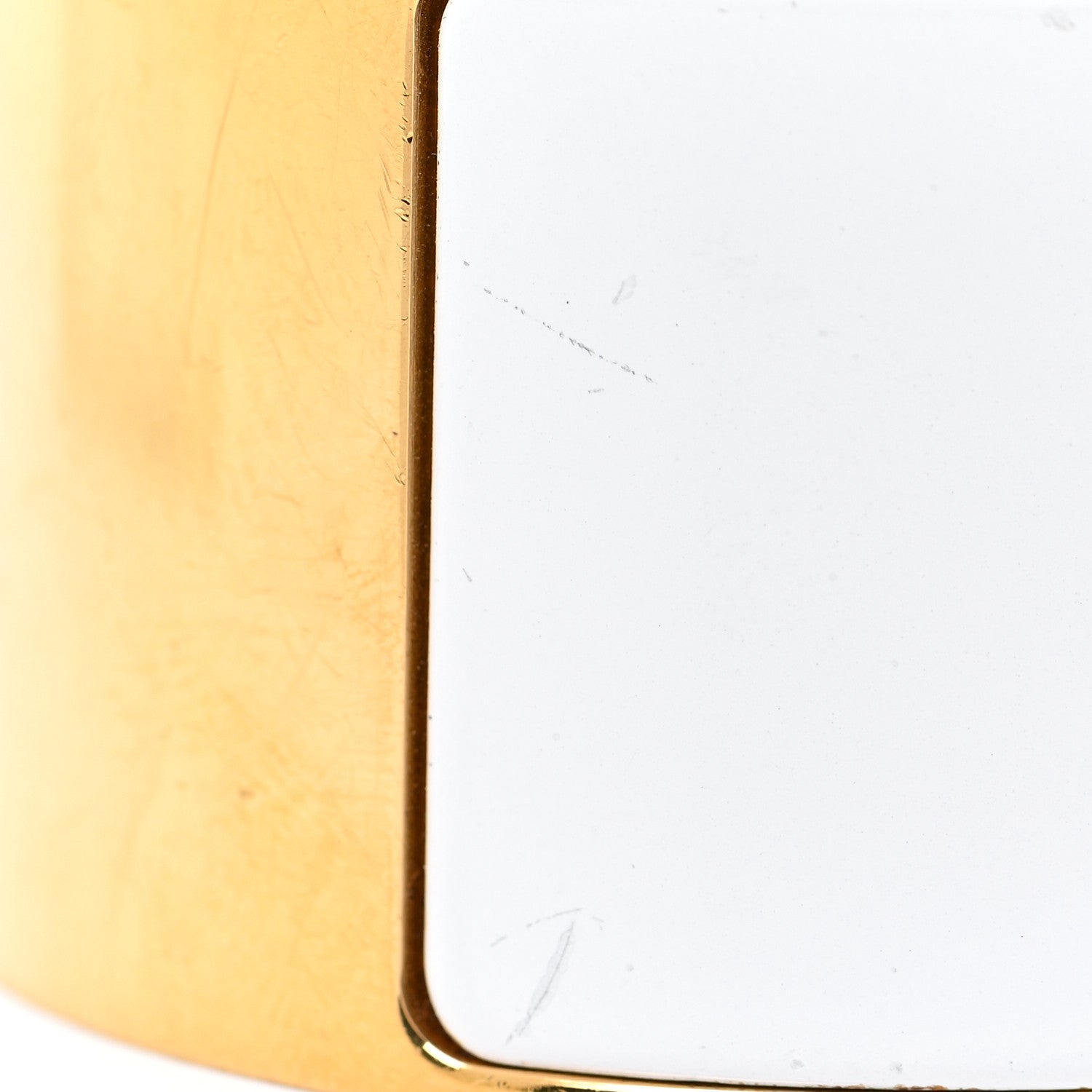 Hermes Enamel Extra Wide Clic Clac H Bracelet PM White 8 of 11