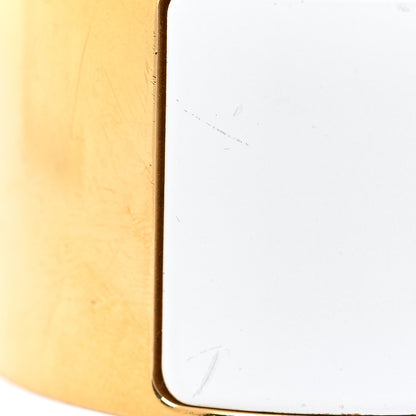 Hermes Enamel Extra Wide Clic Clac H Bracelet PM White 8 of 11