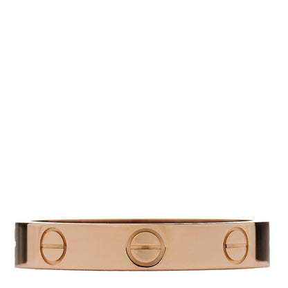 Cartier 18K Pink Gold 3.5mm LOVE Wedding Band Ring 56 7.5 1 of 4