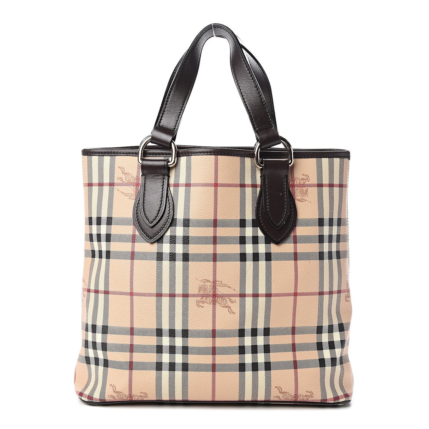 Haymarket Check Small Onslow Tote Chocolate