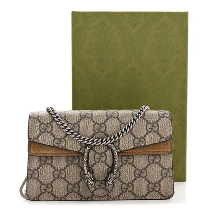 Gucci GG Supreme Monogram Super Mini Dionysus Shoulder Bag Taupe 12 of 12