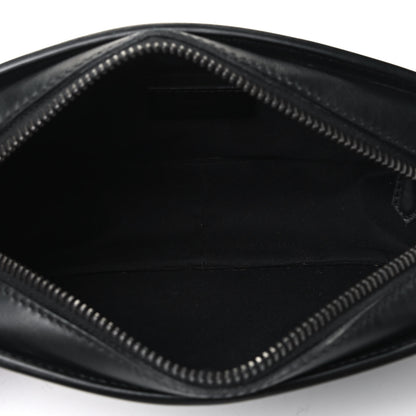 Fendi Vitello Century Grace FF Embossed Shoulder Clutch Black 4 of 4