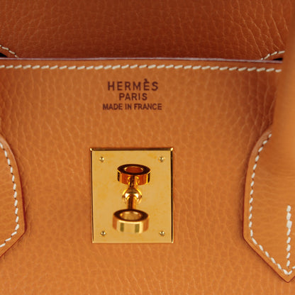 Hermes Ardennes Birkin 35 Gold 10 of 26