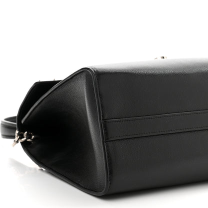 Prada Glace Calfskin Studded Sound Shoulder Bag Black 7 of 8