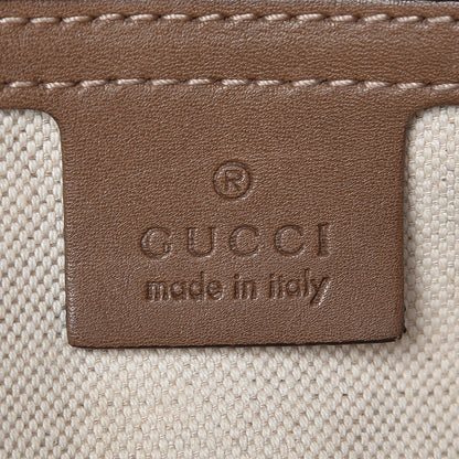 Gucci GG Supreme Monogram Calfskin Medium Nice Tote New Mystic White Beige Brown 6 of 9