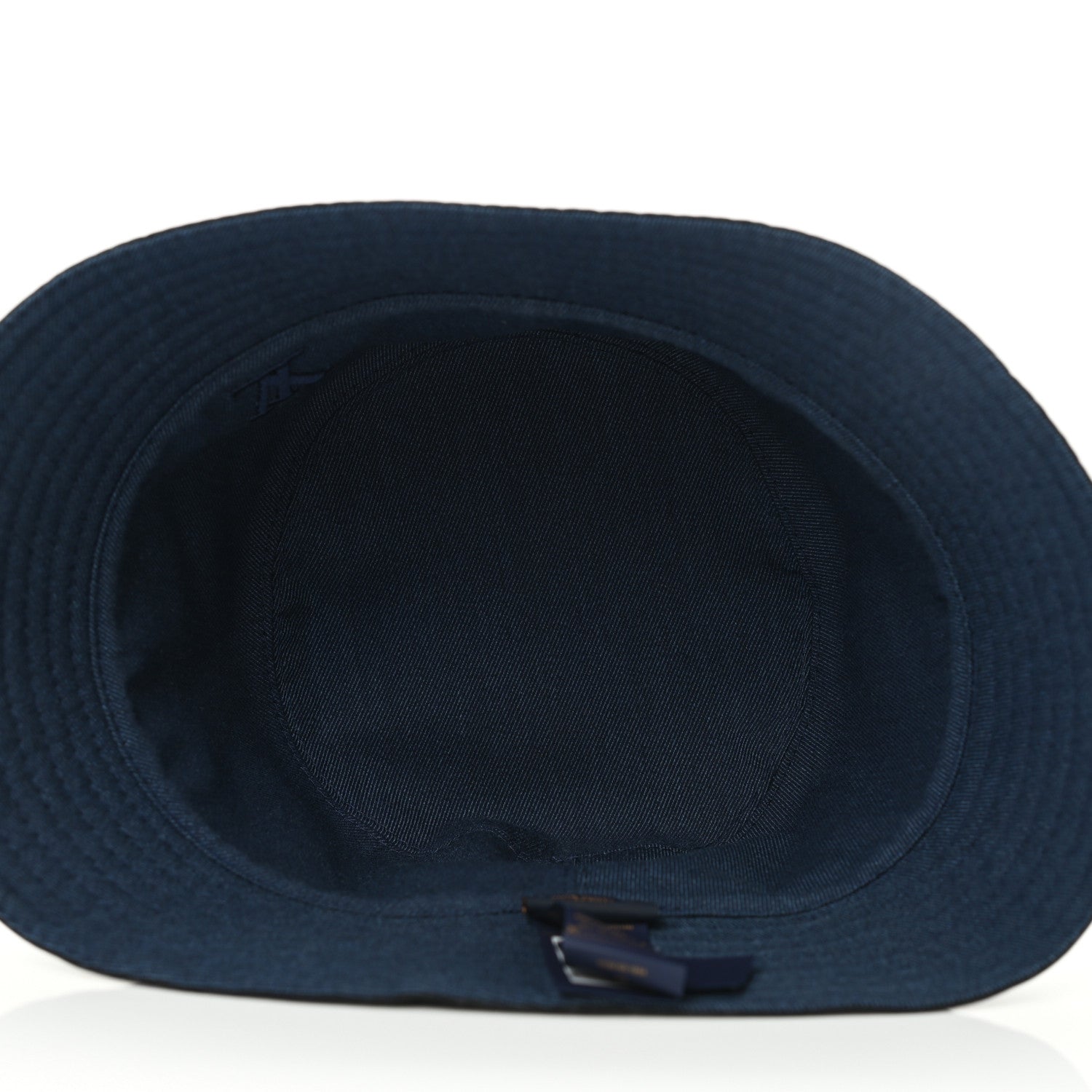 Louis Vuitton Nylon Wool Monogram Reversible MNG Rain Bucket Hat M Black Navy 14 of 16
