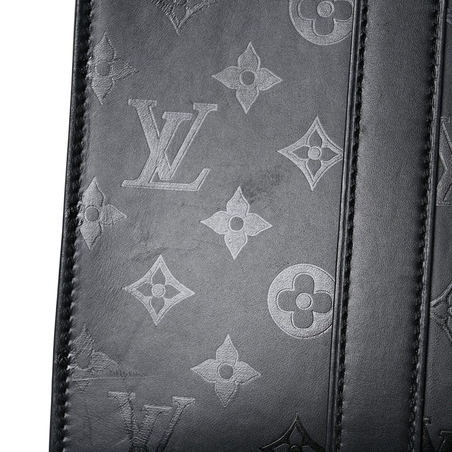 Louis Vuitton Monogram Cuir Plume Very Tote MM Black 39 of 55