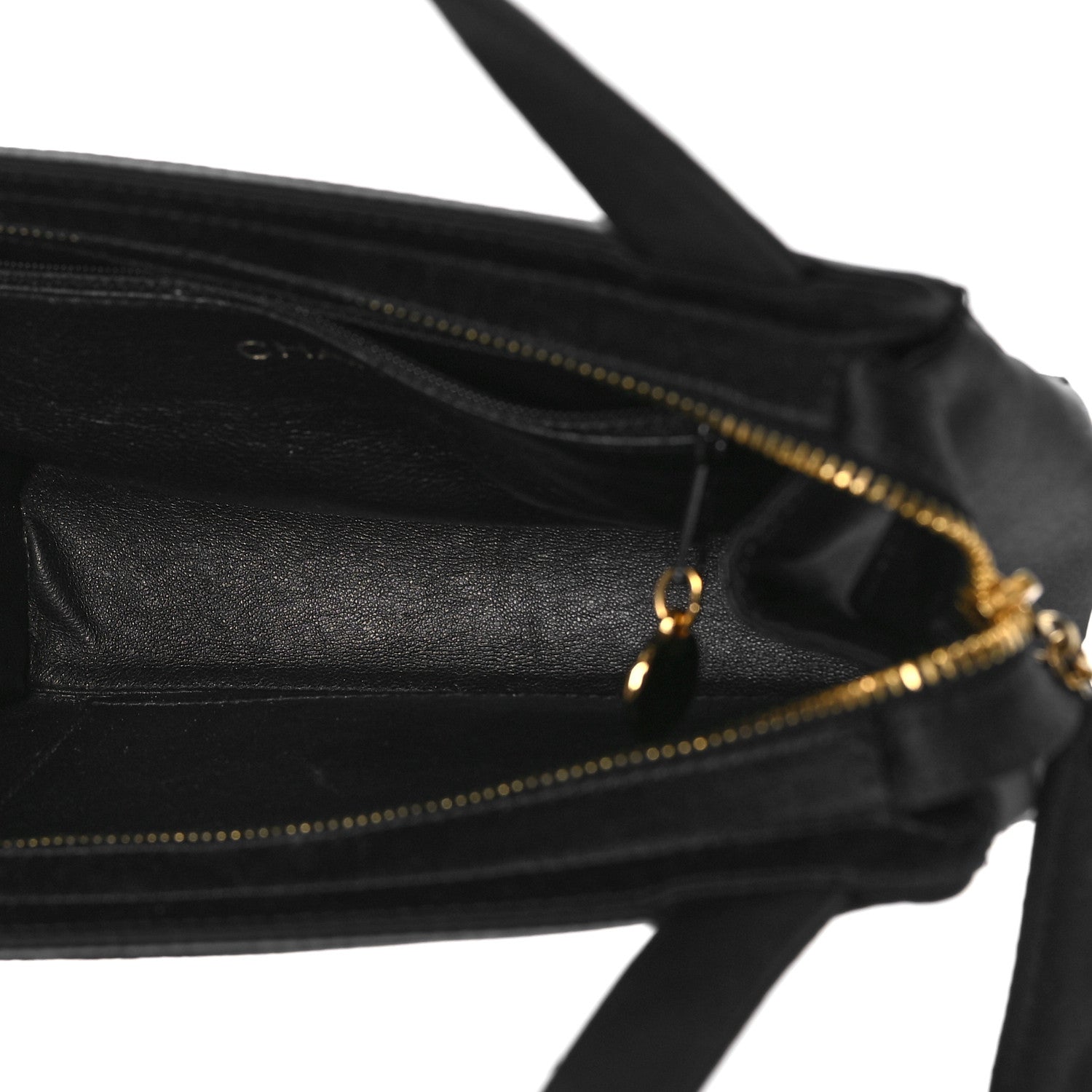 Chanel Satin Camellia Top Handle Bag Black 5 of 13