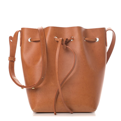 Mansur Gavriel Vegetable Tanned Calfskin Mini Bucket Bag Cammello Natural 1 of 18