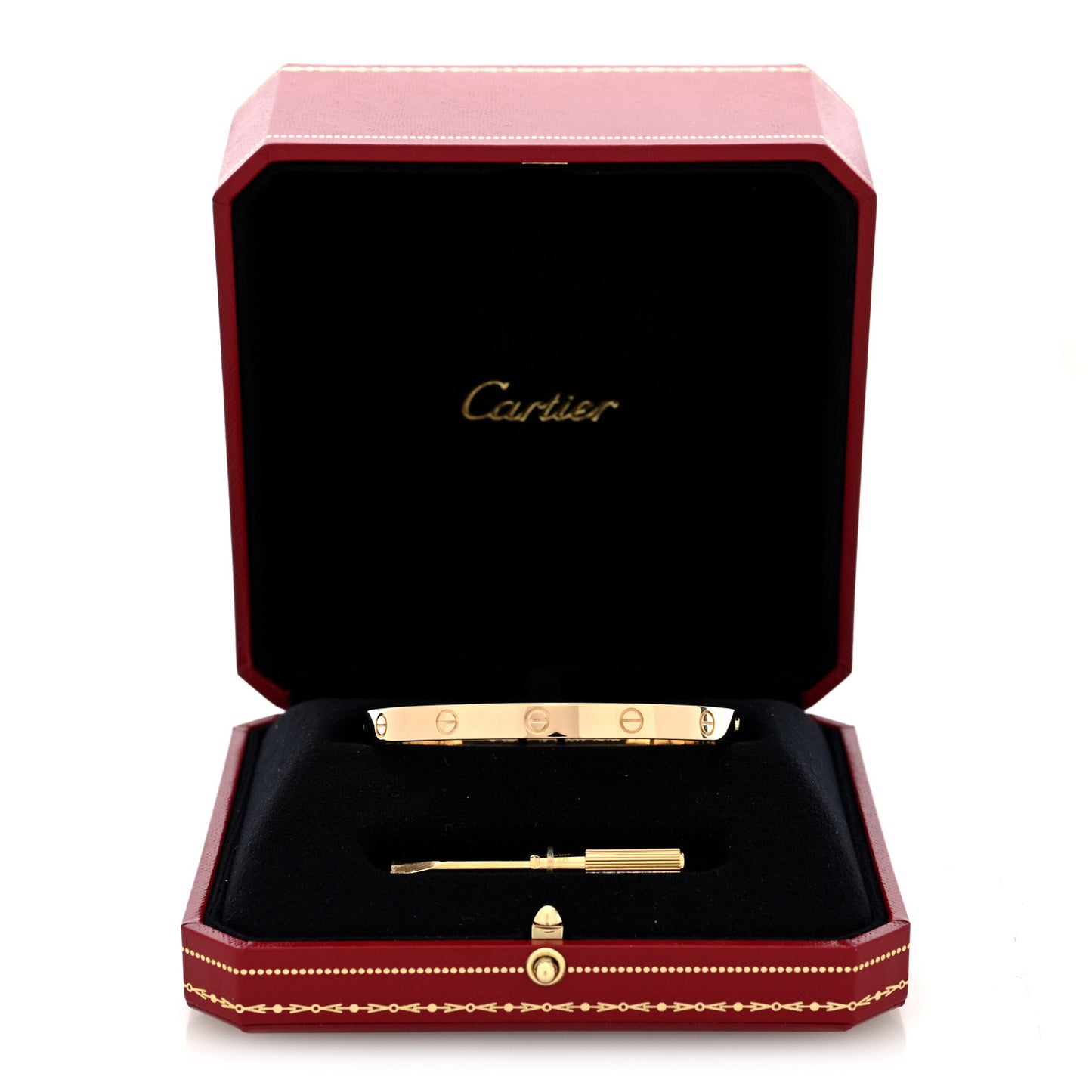 18K Yellow Gold LOVE Bracelet 19
