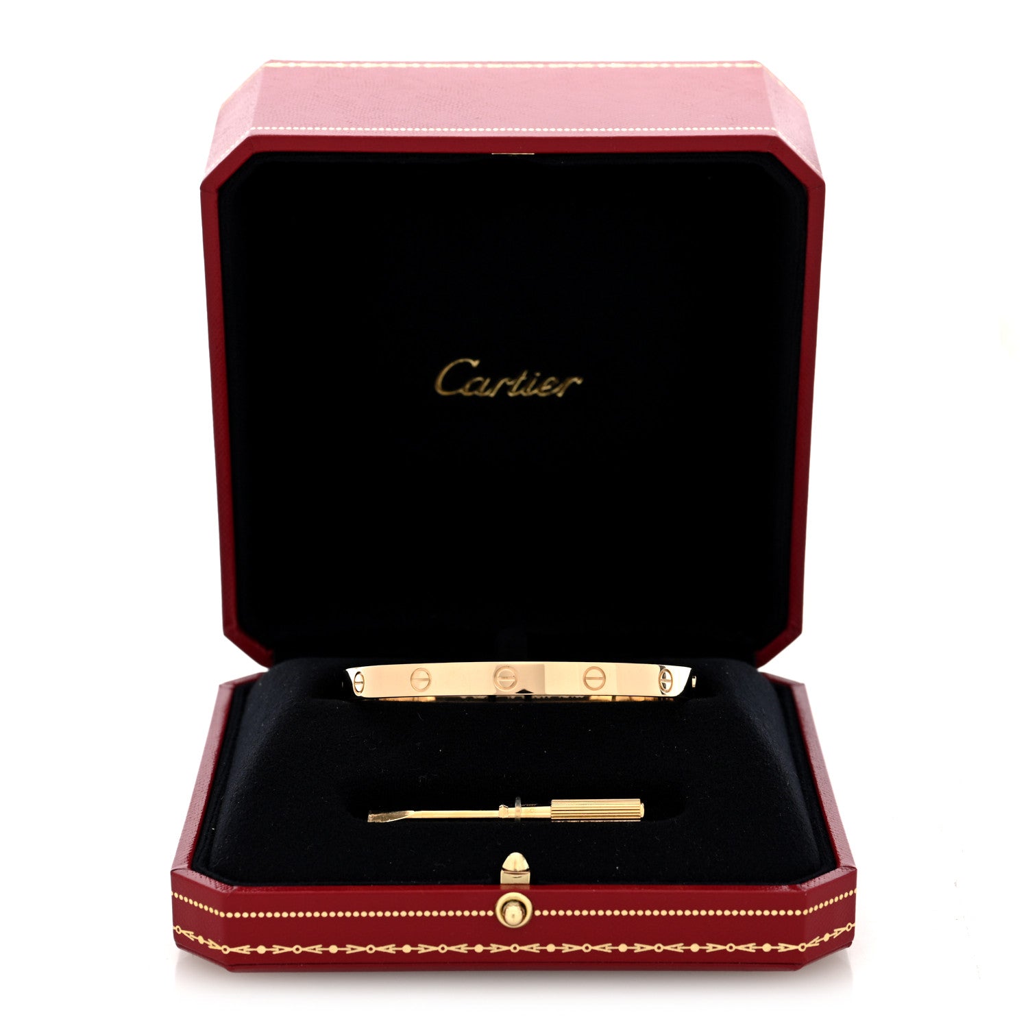 Cartier 18K Yellow Gold LOVE Bracelet 19 7 of 7