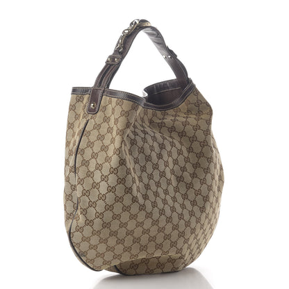 Gucci Monogram Large Wave Hobo Dark Brown 3 of 11