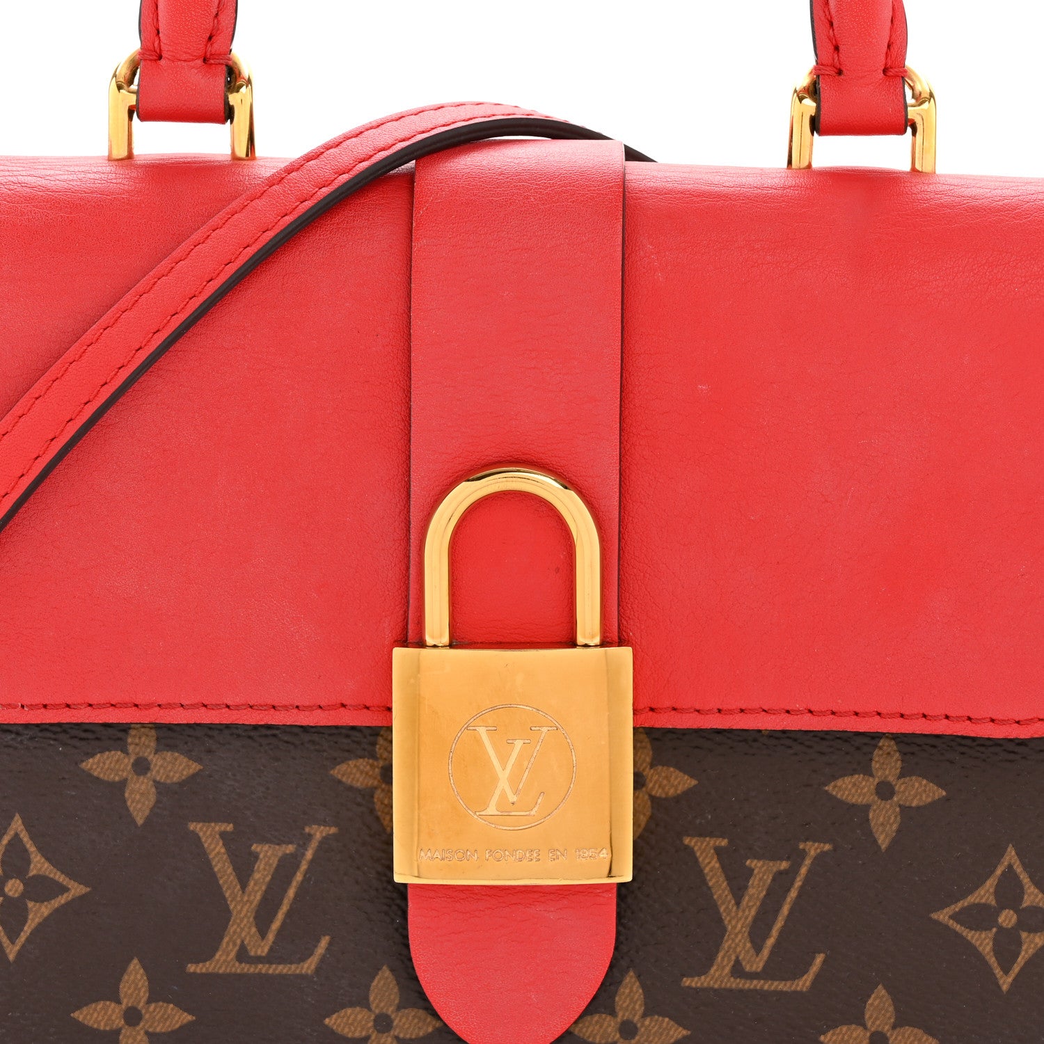 Louis Vuitton Monogram Locky BB Coquelicot 8 of 16
