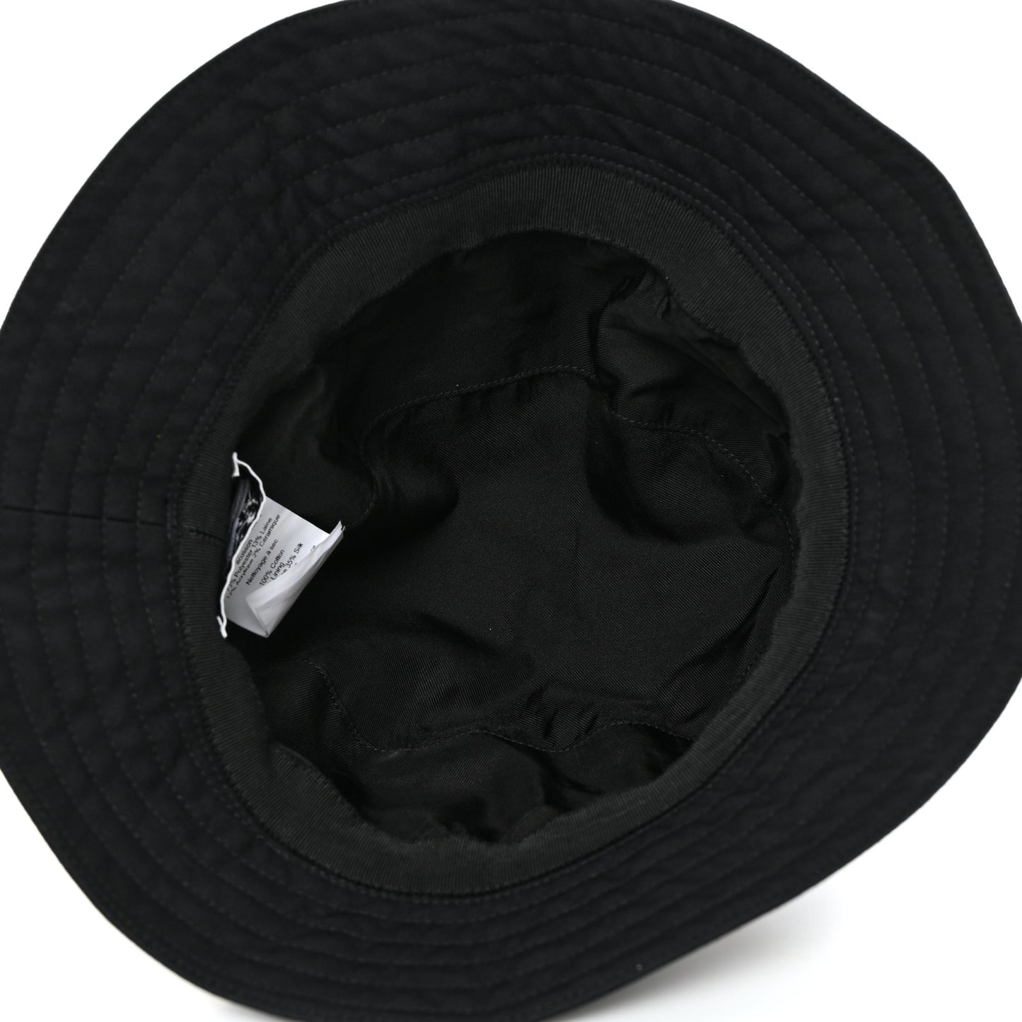 Cotton Harper H Sellier Bucket Hat 58 Black