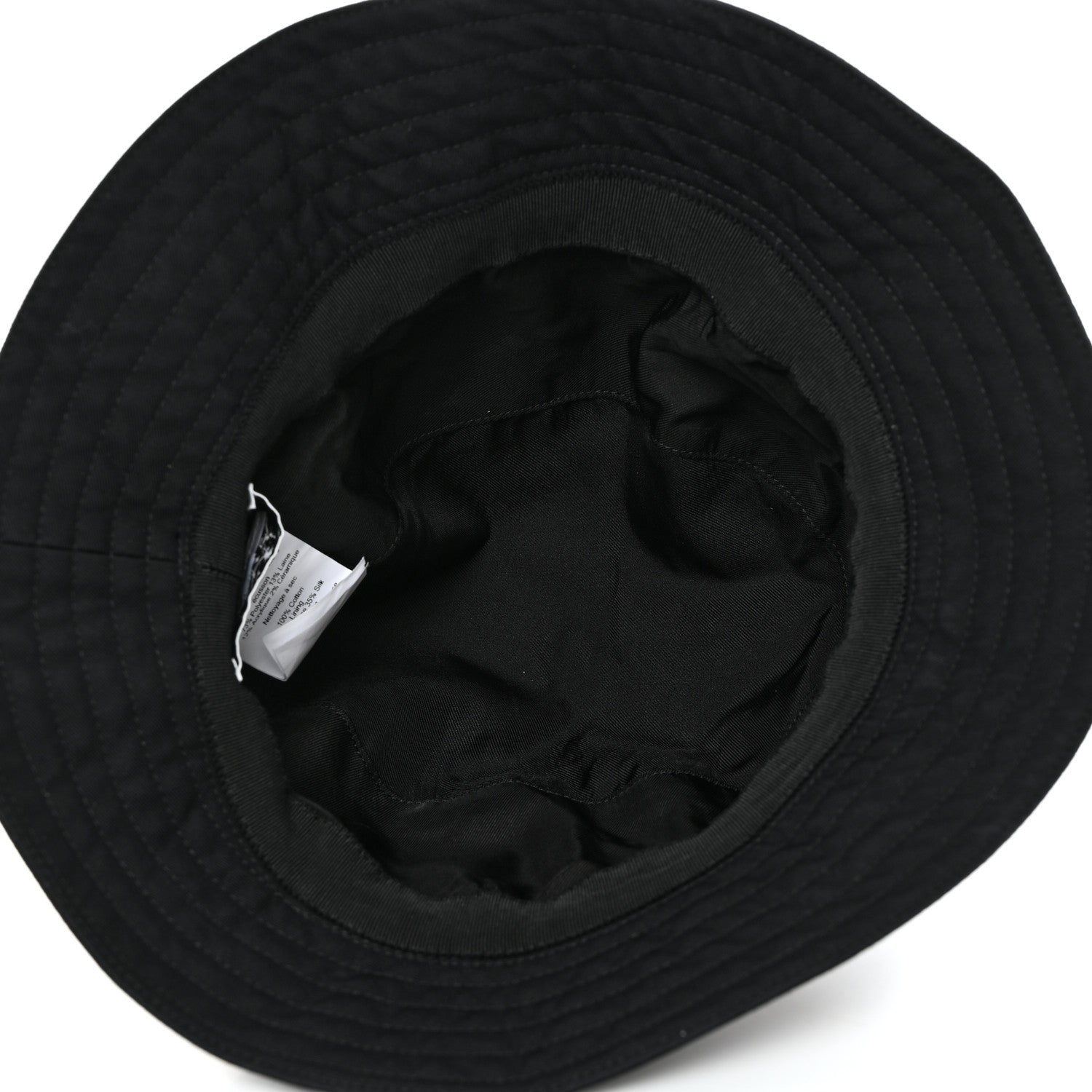Hermes Cotton Harper H Sellier Bucket Hat 58 Black 7 of 8