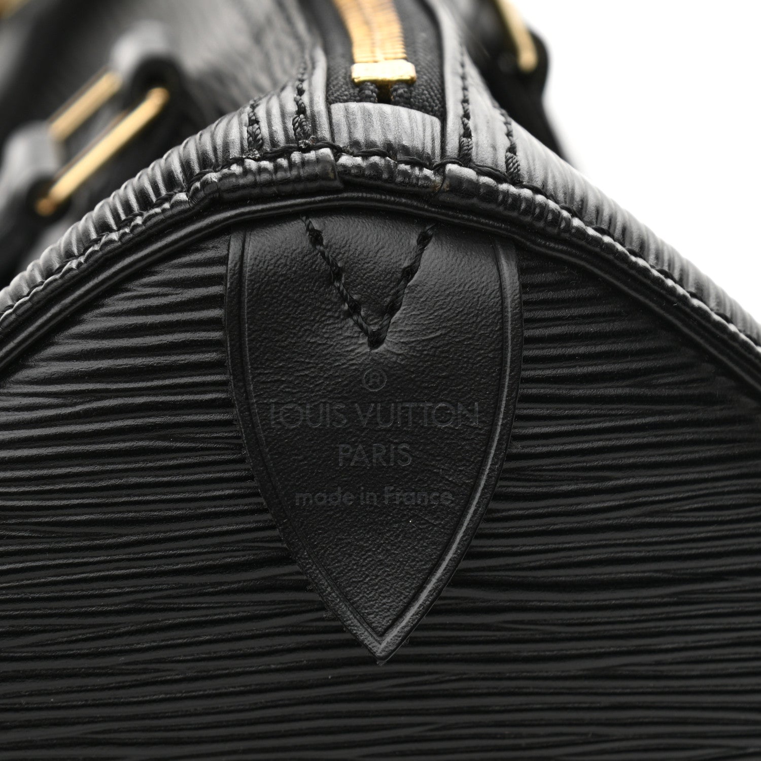 Louis Vuitton Epi Speedy 30 Black 6 of 10