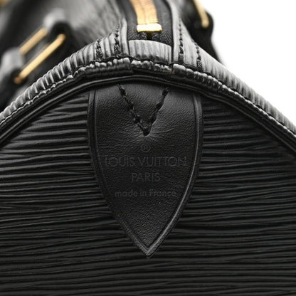 Louis Vuitton Epi Speedy 30 Black 6 of 10