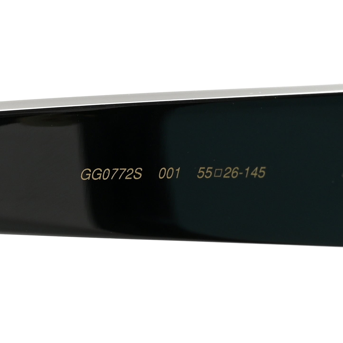 Acetate Square Sunglasses GG0772S Black