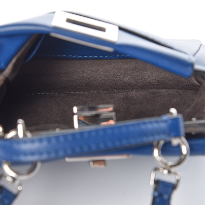Fendi Shiny Nappa Micro Peekaboo Iconic Satchel Iris 6 of 7