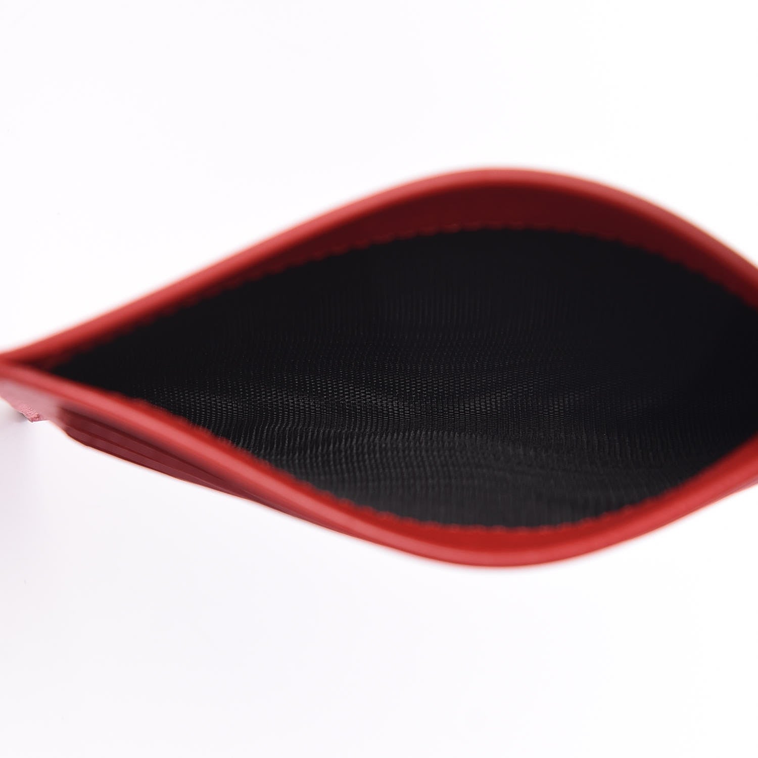 Givenchy Lambskin Logo Emblem Card Holder Red 5 of 8