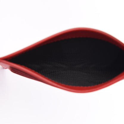 Givenchy Lambskin Logo Emblem Card Holder Red 5 of 8