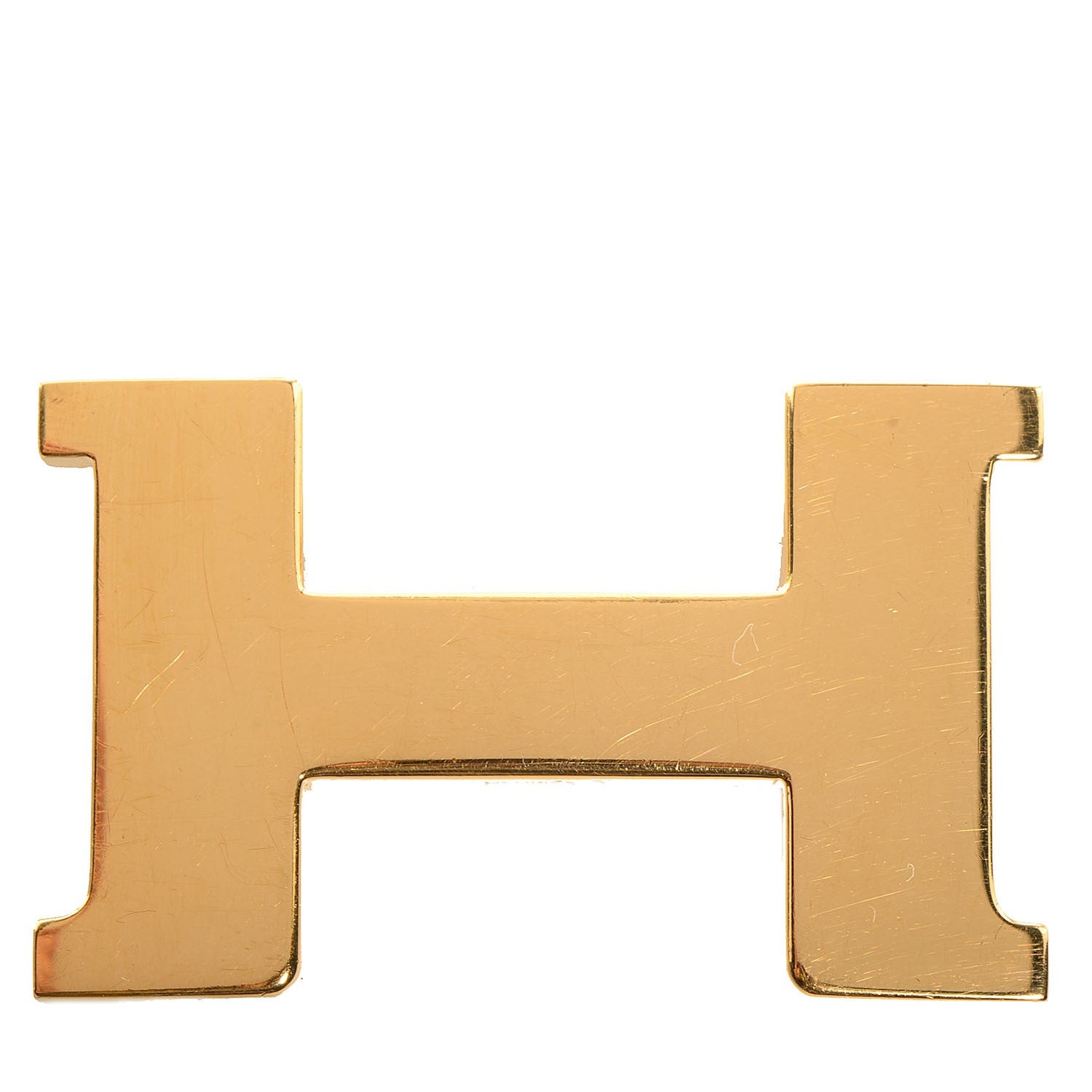 Hermes Polished 24mm H Belt Buckle Gold 1 of 5