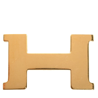 Hermes Polished 24mm H Belt Buckle Gold 1 of 5