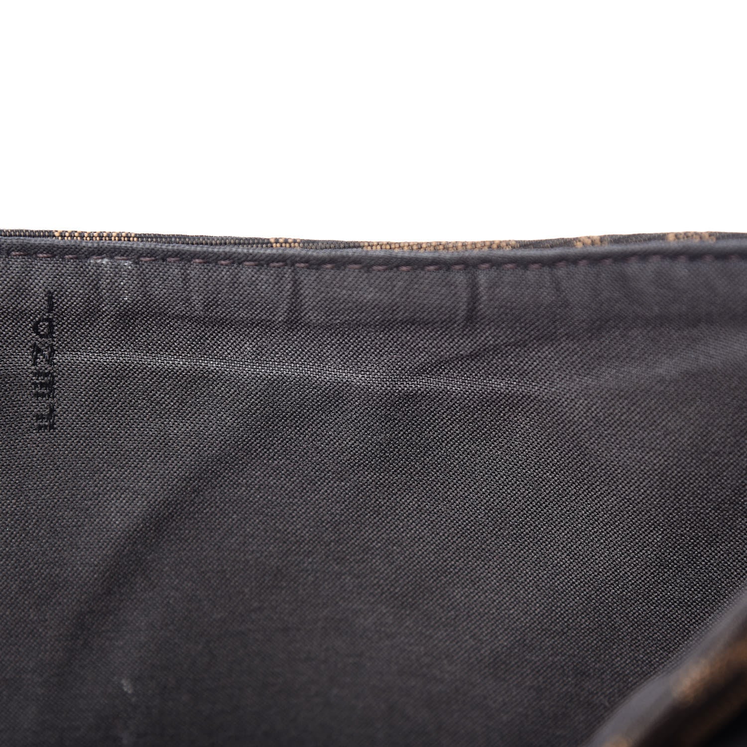 Fendi Zucca Vitello Artic Messenger Bag Tobacco Castagna 11 of 18