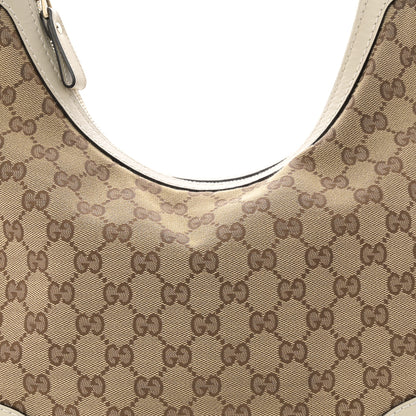 Gucci Monogram Medium Lovely Heart Hobo Off White 14 of 21