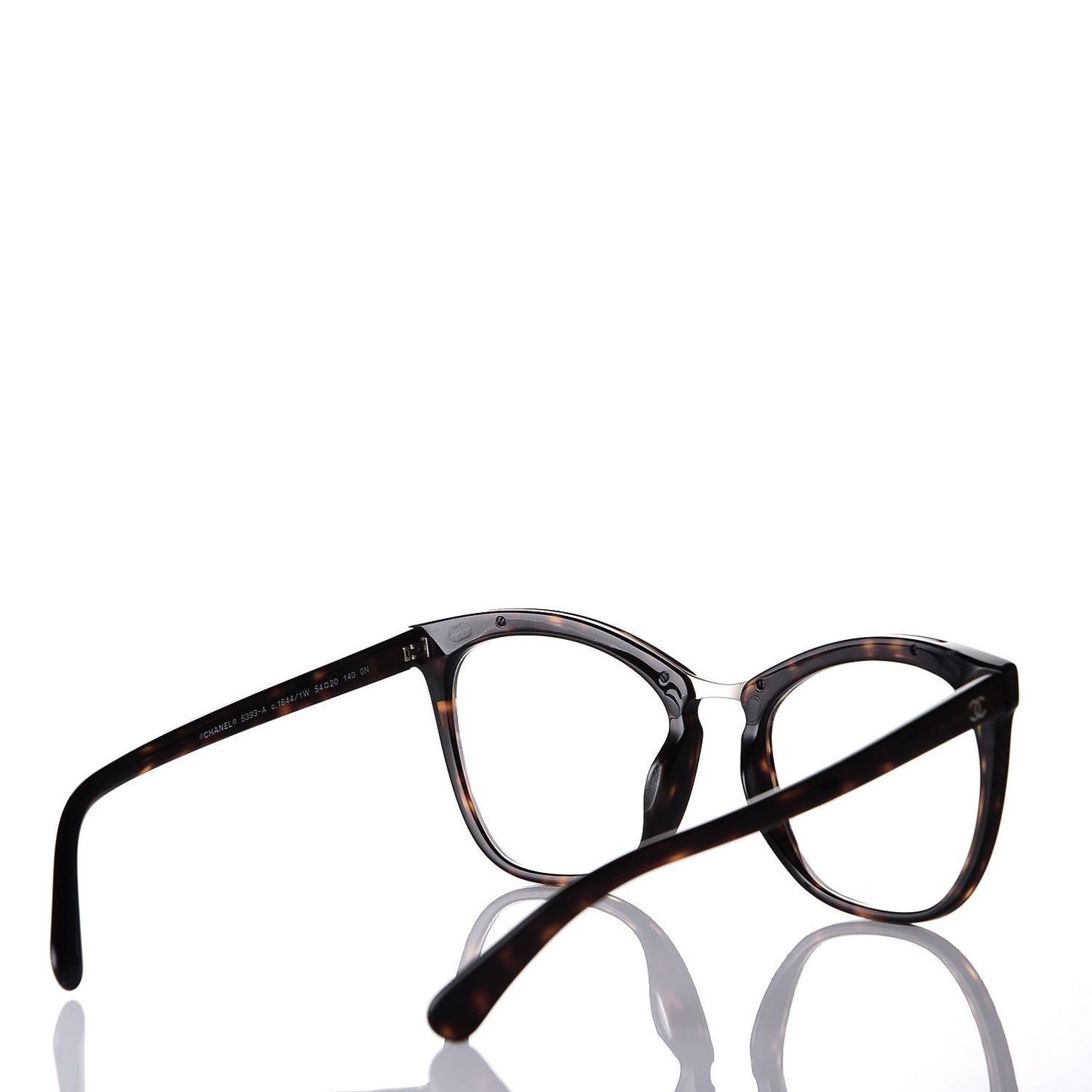 Clip On Sunglasses 5393-A Tortoise Beige