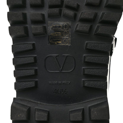 Valentino Garavani Calfskin VLogo Loafers 40.5 Black 6 of 10