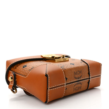 MCM Visetos Soft Berlin Convertible Belt Bag Cognac 4 of 8