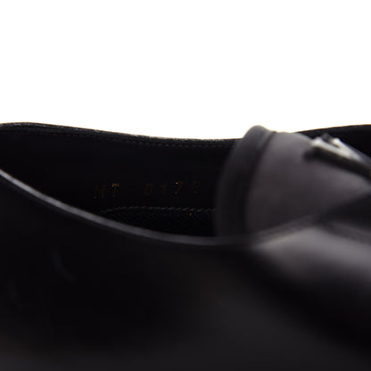 Louis Vuitton Lambskin Mens Derby Shoes 9.5 Black 11 of 11